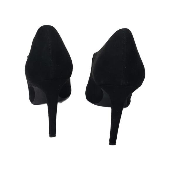 Calvin Klein Women's Sz 7.5 Faux Suede Peep Toe Stiletto Pump - Picture 4 of 9